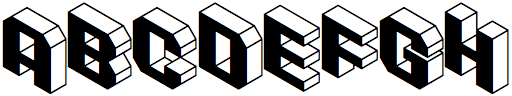 Isometric Initial Caps Birds Eye