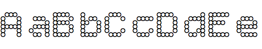 Bitcount Prop Single Line Circle