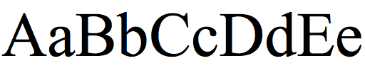 Serif-Transitional