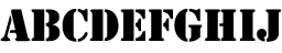 Stencil-Serif Bold