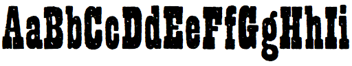Wood Type-Serif
