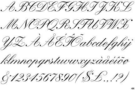 Copperplate Script