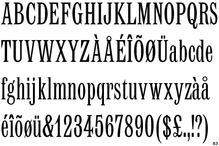 Latin Condensed
