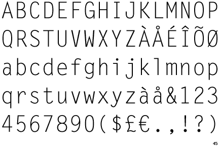Letter Gothic