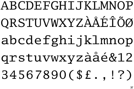 Lucida Typewriter