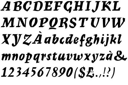 Mercurius Bold Script