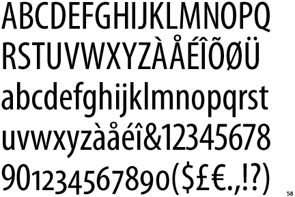 шрифт myriad pro condensed скачать