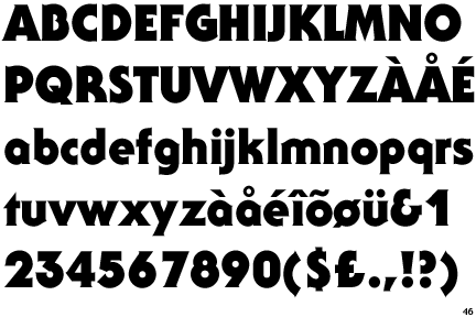 ITC Serif Gothic Black