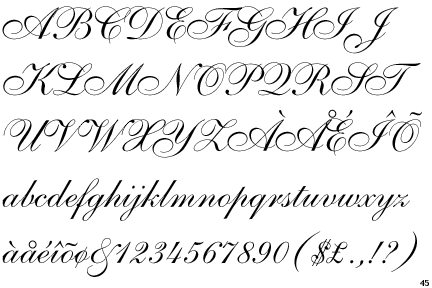 Printables Script Letters fontscape home handmade handwriting formal joined up sloping