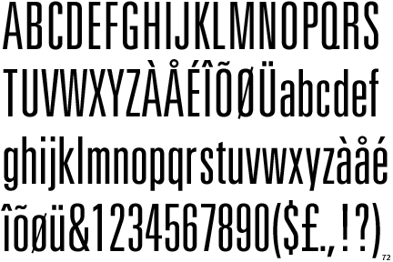 Univers Light Ultra Condensed