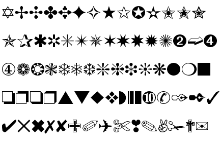 ITC Zapf Dingbats