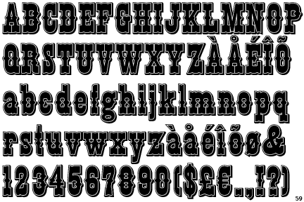 Circus Lettering Font