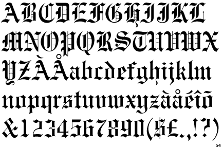 Old english text KentBaby