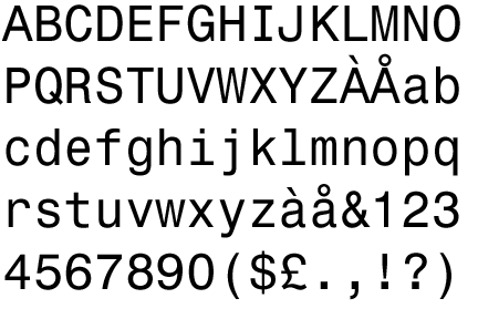Monospace 821