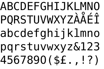 Prima Sans Mono