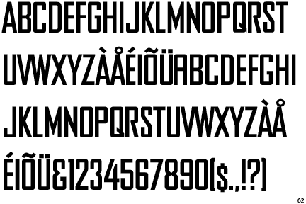 Agency Gothic Condensed