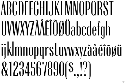 Radiant Extra Condensed Medium