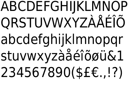 DejaVu Sans Condensed