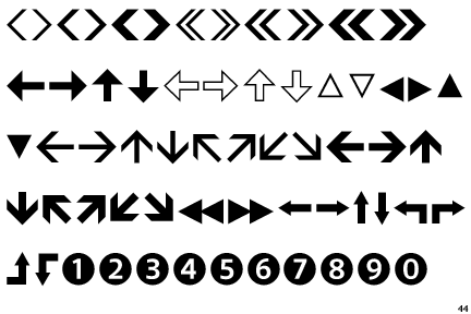 Leitura Symbols Arrows