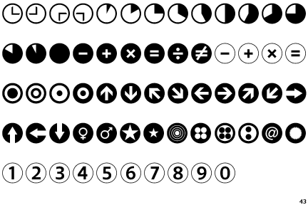 Leitura Symbols Circles