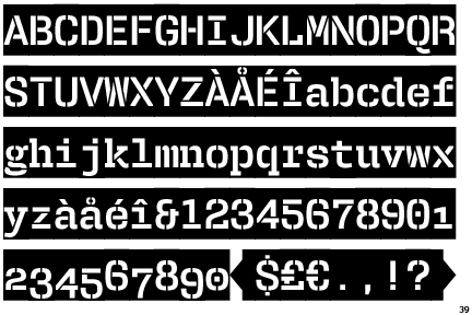 User Stencil Bold Cameo