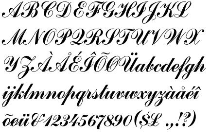 Formal Handwriting