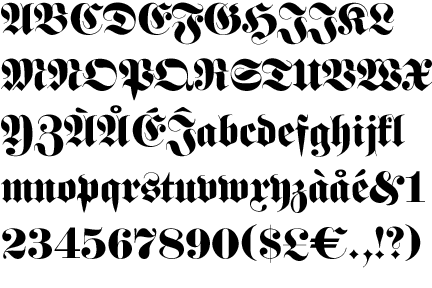 EF Fraktur Bold
