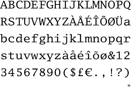 EF Lucida Typewriter T