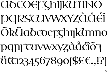 EF Ossian Gaelic