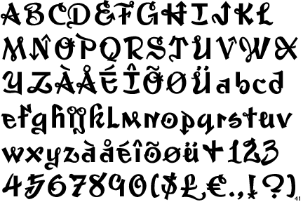 Alphabet on Fontscape Home Simulation Graffiti