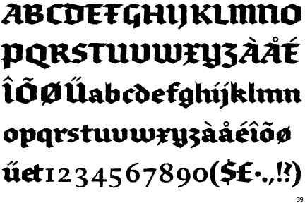 FF Brokenscript Rough Bold