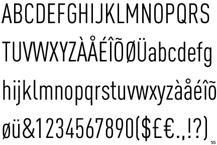 Flama Condensed Font