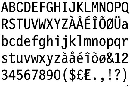 Letter A Gothic