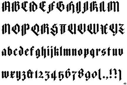 blackletter typeface textur blackletter typeface textur