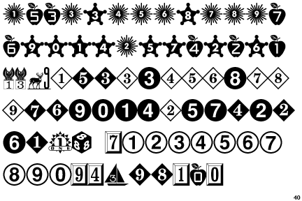 Number Ornaments