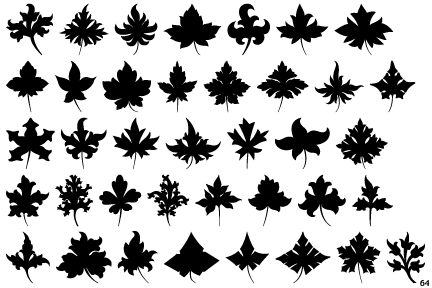 Victorian Leaf Ornaments