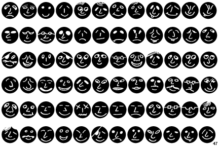 Button Faces Bold