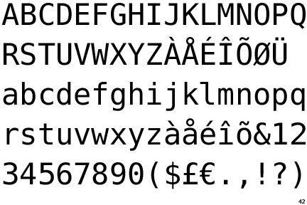 Vera Sans Mono