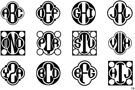 Clover Monograms Three