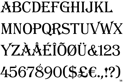 Algerian by Linotype
