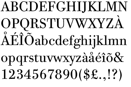 ITC Bodoni Twelve
