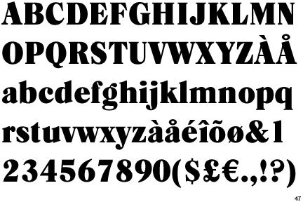 Caslon Black