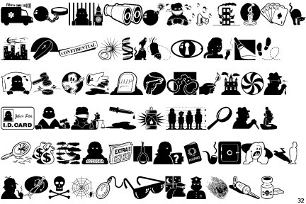 Murder Mystery Font