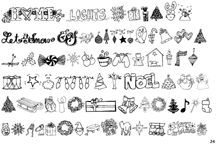 Janda Christmas Doodles