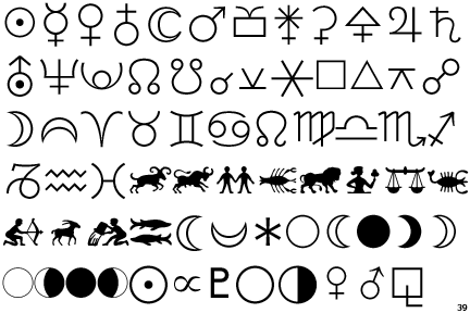 Linotype Astrology Pi #1