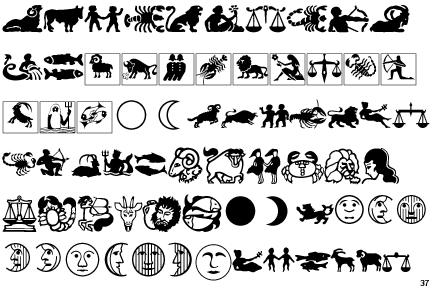 Linotype Astrology Pi #2