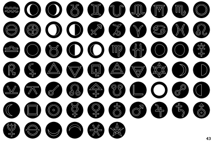 Astrotype N Dot Outline