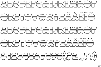 Linotype BlackWhite Laser Outline