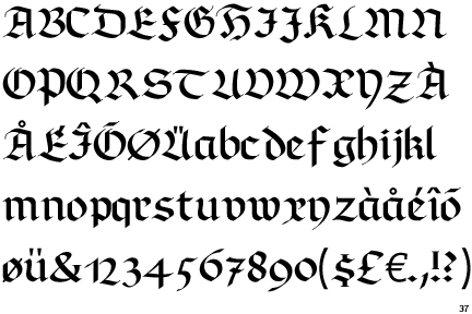 Linotype Richmond Fraktur