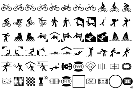 Designhouse on Fontscape Home   Symbols   Sport